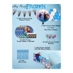 PartyPoo Frozen Elsa Doğum Günü Parti Seti Malzemeleri - 24 Kişilik Elsalı Karlar Ülkesi Parti Süsleri