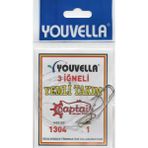 Paru Marin 1304 3 Paket Youvella 3 İğneli Yemli İğne Takımı