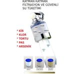 Pas Tortu Klor Kireç Önleyici Musluk Başlığı Pamuk Filtreli ve Su Tasarruflu Musluk Başlığı Ucu - Şeffaf