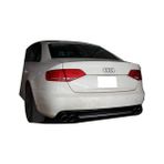 Paşa Tuning Audi A4 B8 2008 - 2012 S4 Arka Tampon Eki - Difüzör ( Plastik)