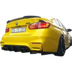 Paşa Tuning Bmw 3 Serisi F30 (2012 - 2018) M3 Tampon Vörsteiner Difüzör (Plastik) - Antik Sarı
