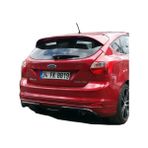 Paşa Tuning Ford Focus 3 HB 2012 - 2014 Arka Tampon Eki - Difüzör (Plastik)