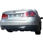 Paşa Tuning Honda Civic FD6 2006 - 2011 Custom Arka Tampon Eki - Difüzör (Plastik)