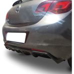 Paşa Tuning Opel Astra J Hb (2010-2012) Makyajsız Arka Tampon Eki - Difüzör (Plastik)