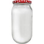 Paşabahçe 1000 cc Cam Kavanoz-24 Adet - Şeffaf - 1000 ml