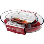 Paşabahçe 159033 Borcam 2'li Oval Tepsi Set - Oval 2'li set