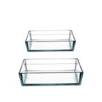 Paşabahçe 159129 Borcam Premium Kare 2'li Tepsi Set