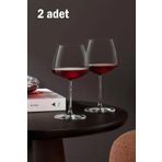 Paşabahçe 2 Li Nude Glass 66093 Mirage 570 Cc Kırmızı Şarap Bardağı