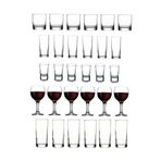 Paşabahçe 30 Parça Mega Set Istanbul Viski Rakı Shot Votka Ve Şarap Bardağı Seti