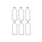 Paşabahçe 340 cc Bottle İconic 6 Adet Kapaklı Şişe