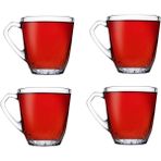 Paşabahçe 4 Adet Mercan Kulplu Bardak