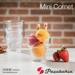Paşabahçe 410006 Mini Coronet 3'lü Dondurmalık