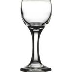 Paşabahçe 44134 Bistro Likör Bardağı 60 cc Cam Malzeme ile 12 Parçalı Şeffaf Desensiz
