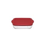 Paşabahçe 59034T00 25x22 cm Kapaklı Kare Borcam