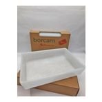Paşabahçe 59324 Beyaz Premium Dikdörtgen Kar Esintisi Borcam