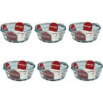 Paşabahçe 6 Lı Borcam Isıya Dayanıklı Orta Boy Fırın Kasesi ,sufle, Kek, ( 12 cm x 5 cm )