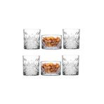 Pasabahce 6 Parça Lüx Viski Bardağı Timeless Kristal Bardak Ve 2 Adet Çerezlik Takımı 869856985662369aybabastore