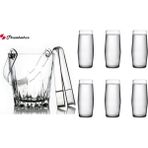 Paşabahçe 64074-53588 Nude Kristal Rakı Bardağı - Buz Kovası Seti