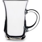 Paşabahçe 6'lı Kulplu Çay Bardağı Seti 145 ml Cam Malzeme ile Şık Tasarım