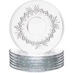Paşabahçe 6'lı Tımeless Çay Tabağı 13 cm Desenli Cam Malzeme ile Zarif Sunum - 1 Adet
