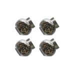 Paşabahçe 80386 200 cc 4 Adet Metal Kapaklı Mini Kavanoz