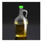 Paşabahçe 832699 Galon 1500 ml Yeşil Cam Su Yağ Şişesi
