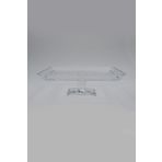 Paşabahçe 950007 Madlen Cam Ayaklı Servis Tabağı 24 Cm