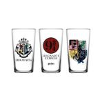 Paşabahçe 96805 3lü Harry Potter Desenli 570CC/19OZ Su Bardağı - Şeffaf - 570 ml