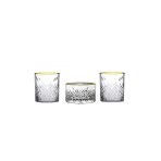 Paşabahçe 96818 Timeless Yaldızlı Golden Touch 3 Parça Set