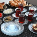 Paşabahçe Aurora Kahvaltı Seti - 24 Parça Kahvatılık Sunum Çay Seti Takımı