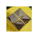 Paşabahçe AYNA BİZOTELİ BRONZ 10 cm X 10 cm 4 ADET