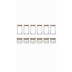Paşabahçe Bamboo/Bambu 43663/43463 Vakumlu Cam Kavanoz - Cam Erzak Saklama Kabı 12 Li 2 Boy
