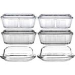 Paşabahçe Basic Frigo 6'Lı Cam Kahvaltılık Tereyağlık Seti