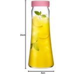 Pasabahce Basic Karaf, Pembe Kapak 1 Litre - 1 lt