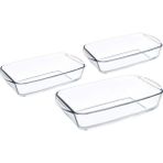 Paşabahçe Borcam Dikdörtgen 3Lü Set 159051