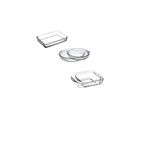 Pasabahce Borcam Firin Tepsisi - 5Li Borcam Set 159028-5 088Oa 091Oa 061Oa Fma03121 Fma04596 322