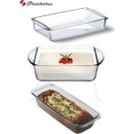 Paşabahçe Borcam Kek Kalıbı 3 Lü Set Fırın Tepsisi 159191 ( 59854+59864+59884)
