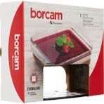 Pasabahce Borcam Mini Boy Kare Fırın Tepsi, 1080 Cc, 18 cm 1 Kişilik