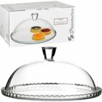Paşabahçe Cam Kapaklı Kek Pasta Fanusu 95198 322 mm Çap 153,5 mm Yükseklik Şık Tasarım