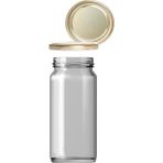 Paşabahçe Cam Kavanoz 244 cc Altın Kapaklı 6 Adet Baharatlık - 244 ml - Gold