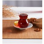 Paşabahçe Dantel Porselen Tabaklı 12 Parça Çay Takım