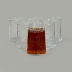 Paşabahçe Dunes 6'lı Meşrubat ve Su Bardağı Seti - Şeffaf - 335 ml - Renkli - 0 - 499 ml