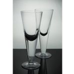 Paşabahçe El İmalatı Kristal Ayaklı 4'lü Bira Bardağı 296832 21499