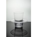 Paşabahçe El İmalatı Kristal Tabağı Geçmeli Çay Bardağı 1 Adet 91227
