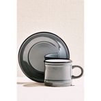 Paşabahçe Electrum Seramik Espresso Fincanı Gri
