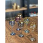 Paşabahçe Elta Collection Paşabahçe Lav Lal-506 Renkli 6 Kişilik Kahve Yanı Su Bardağı