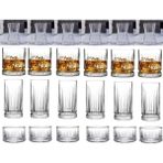 Paşabahçe Elysia 30 Parça Çay ve Meşrubat Bardak Kase Sunum Seti - 30 Adet - Şeffaf - 235 ml