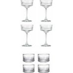 Paşabahçe Elysia 440436 4 Lü Ayaklı Bardak + 530038 4 Lü 235 cc Kase Set