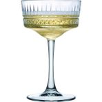Paşabahçe Elysia 4'lü Kokteyl Sunum Bardağı Cam Desenli 260 ml Şeffaf 4 Parçalı Set