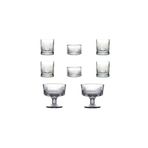 Paşabahçe-Elysia 8 Parça Meşrubat Bardağı Çerezlik ve Dondurmalık Kase Set